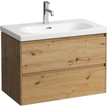 Koupelnový nábytek Laufen Lani Skříňka pod umyvadlo, se 2 zásuvkami, 78,4 cm, divoký dub, H4035521122671