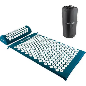 Akupresurní podložka Tunturi Akupresurní podložka a polštář petrolejový