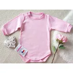 AMÁLKA Elastické body dlouhý rukáv, růžové Velikost: 68