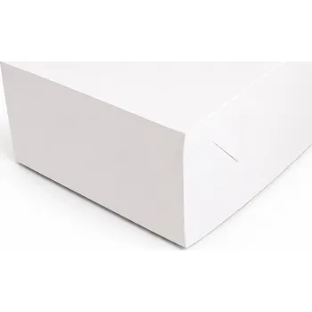 Krabice na pečivo Cake star dortová krabice JOY bílá nepromastitelná 25x25x9,5cm