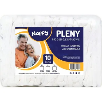 Plena pro dospělé NAPPY Inkontinenční kalhotky navlékací bílé 10 ks