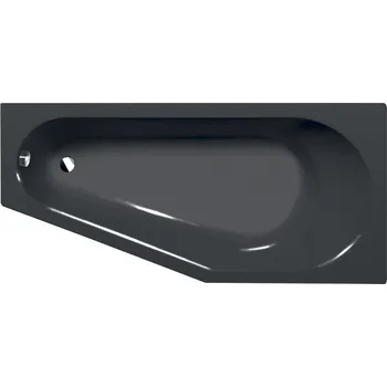 Polysan TIGRA R asymetrická vana 170x80x46cm, šedá