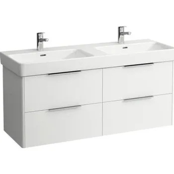 Koupelnový nábytek Laufen Base Skříňka pod umyvadlo 126 cm, bílá lesklá H4025141102611