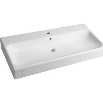 Umyvadlo CERASTYLE TORIDI keramické umyvadlo 101x46,5cm, bílá