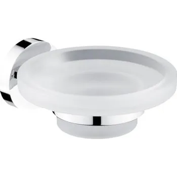 Dávkovač mýdla kielle Oudee Mýdlenka s držákem, matné sklo, chrom, 40302010