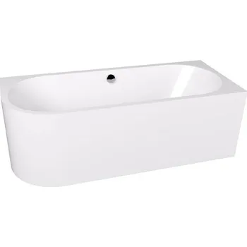 Vana EBS Velvet Vana asymetrická 180x75 cm, pravá, bílá