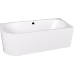 EBS Velvet Vana asymetrická 170x75 cm, pravá, bílá