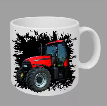 Moon River CASE IH 140 hrnek s traktorem černý obsah 330 ml (hrneček traktor)