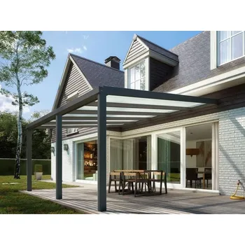 Pergola Zahradní hliníková pergola SKYLUX CLIMALUX d. 7 × h. 3 m antracit