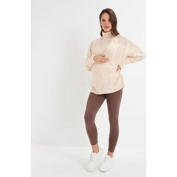 Dámská móda Sinsay - Ozdobně pletený kardigan - béžová - 9901A-02X - 9901A-02X-L-1