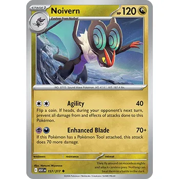 Sběratelská karetní hra Pokémon ASC 157/217 Noivern - Ascended Heroes Stav: Near Mint, Verze: ENERGY REVERSE HOLO