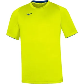 Pánské tričko Mizuno Core Short Sleeve Tee Yellow Fluo/Royal