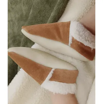 Capáčky FUNKY MONKEY Kožené zimní barefoot Pro capáčky s kaučukovou podrážkou hnědé - 6-12 měsíců Hnědá