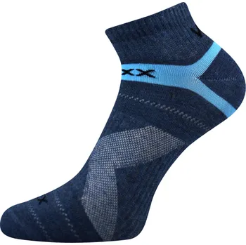 Dámské ponožky Dámské - Pánské- REX - sportovní kotníčkové ponožky Voxx - barva jeans