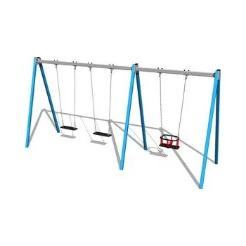 Hra na zahradu Řetězová trojhoupačka RH6312KB - modrá (v.p. 1,5 m)