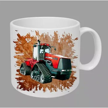 Moon River CASE IH STX 440 hrnek s traktorem oranžový obsah 330 ml (hrneček traktor)
