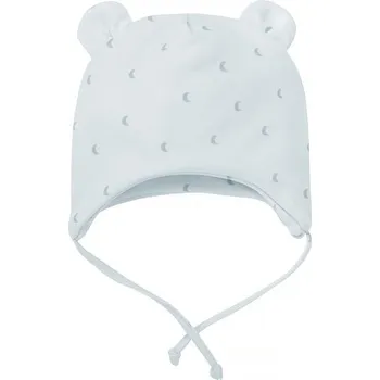 Kojenecké oblečení PINOKIO Čepička zavazovací Hello MODRÁ - 56