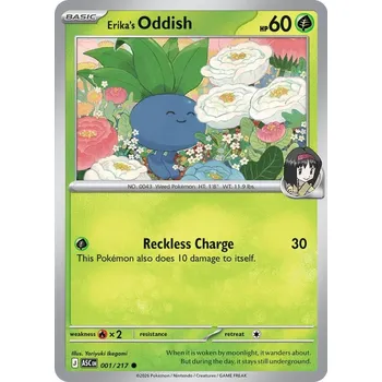 Karetní hra Pokémon ASC 001/217 Erika's Oddish - Ascended Heroes Stav: Near Mint, Verze: NORMAL