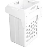 Wireli Elegance výklopný koš 48 l bílý