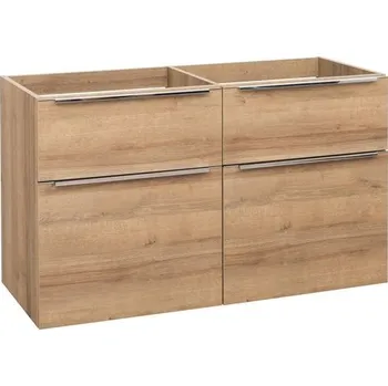 Koupelnový nábytek EBS Nevio Skříňka umyvadlová 121 cm, dub Riviera