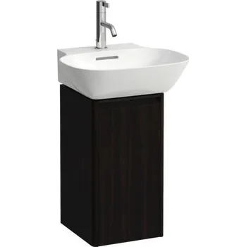 Koupelnový nábytek Laufen Base Skříňka pod umyvadlo 27,7 cm, závěsy vpravo, tmavý jilm H4030141102631