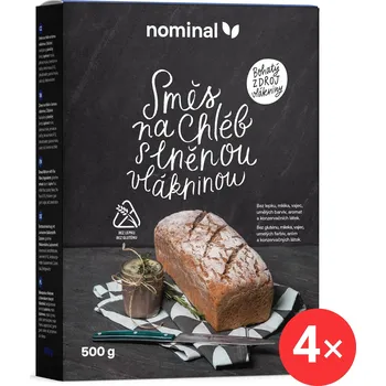 Mouka Nominal BLP Směs na chléb s lněnou vlákninou 4 x 500 g