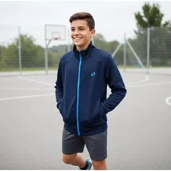 Chlapecká mikina Chlapecká sportovní mikina Kugo FM5329 tmavě modrá