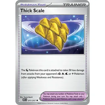 Společenská hra Pokémon ASC 211/217 Thick Scale - Ascended Heroes Stav: Near Mint, Verze: NORMAL