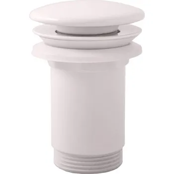 Sifon EBS Umyvadlová výpust 5/4" click-clack, bílá lesklá