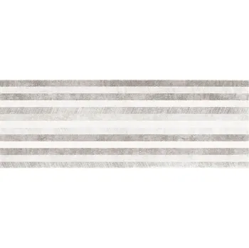Obklad EBS Elis dekor 25x70 pruhy marengo