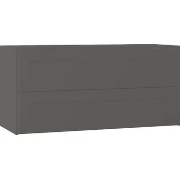 Koupelnový nábytek EBS Lana Skříňka umyvadlová s deskou 123,2 cm, šedá matná, LANA120SM