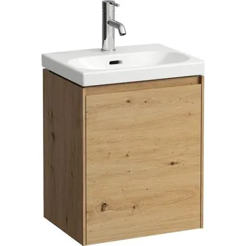 Koupelnový nábytek Laufen Lani Skříňka pod umyvadlo, 1 dvířka, závěsy vpravo, 43,7 cm, divoký dub, H4035021122671