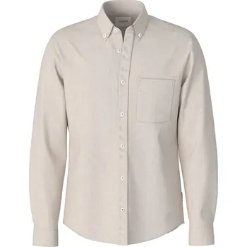 Pánská košile JOOP! JEANS pánská lněná košile 10013335 244 Hnědá XXL