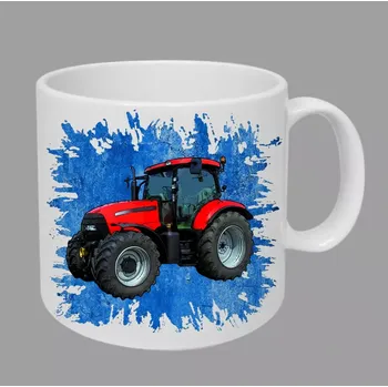 Moon River CASE IH 140 hrnek s traktorem modrý obsah 330 ml (hrneček traktor)