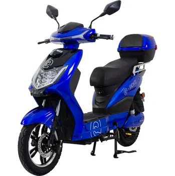 Elektromobilita Elektroskútr RACCEWAY® E-FICHTL®, modrý-lesklý, bez baterie MOTOE-NAB-PB-2 + ZDARMA Baterie Olověná-48V 20Ah, F + 7.500 Kč