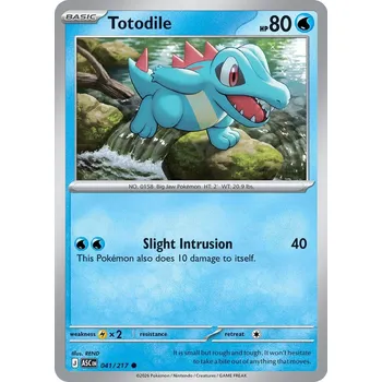 Karetní hra Pokémon ASC 041/217 Totodile - Ascended Heroes Stav: Near Mint, Verze: NORMAL