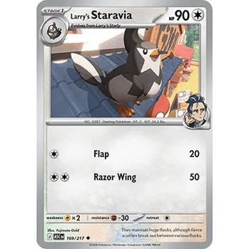 Karetní hra Pokémon ASC 169/217 Larry's Staravia - Ascended Heroes Stav: Near Mint, Verze: NORMAL