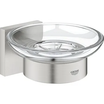 Dávkovač mýdla Grohe Start Cube Mýdlenka s držákem, Supersteel 41096DC0