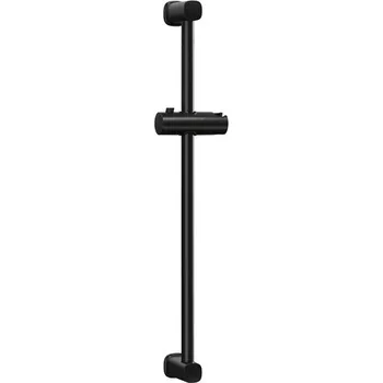 Sprchový panel EBS Posuvná sprchová tyč 65,7 cm, čtvercové úchyty, černá mat