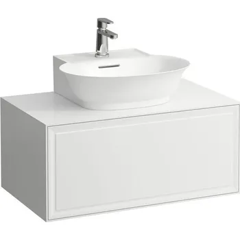 Koupelnový nábytek Laufen The New Classic Skříňka pod umyvadlo 60 cm s 1 zásuvkou, s výřezem, bílá matná H4060130851701