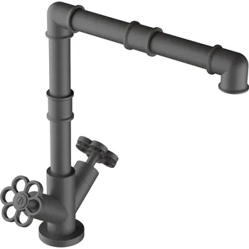 Vodovodní baterie Sapho AVENUE stojánková dřezová baterie, grafitte