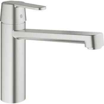 Vodovodní baterie Grohe Get Dřezová páková Baterie stojánková Supersteel 30196DC0