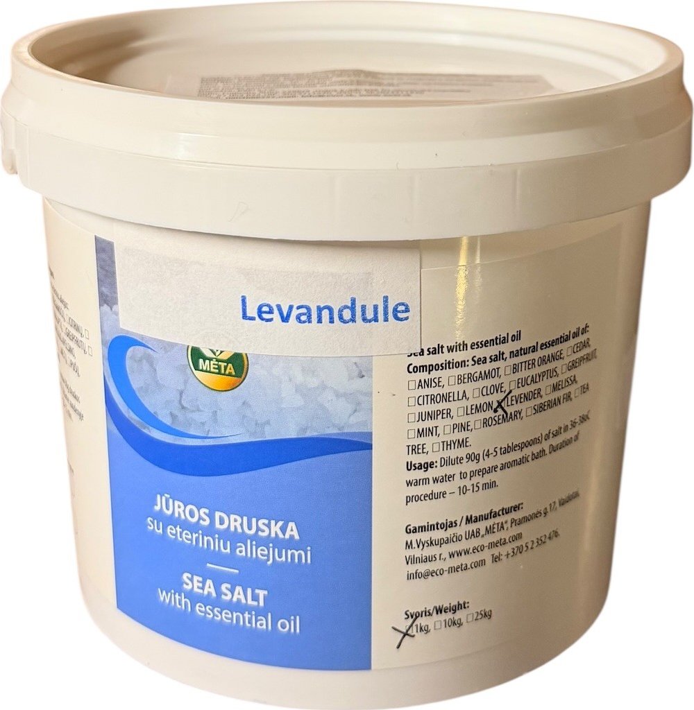 EVEI Sůl do sauny Levandule 1Kg