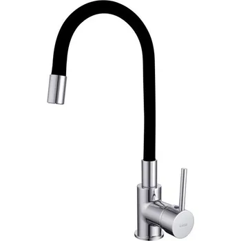 Vodovodní baterie kielle Oudee Baterie dřezová s flexibilním ramenem, černá