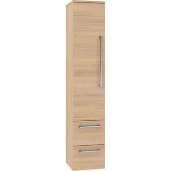 Koupelnový nábytek EBS Pure Skříňka vysoká 163x33 cm, dub sand barbera, levá