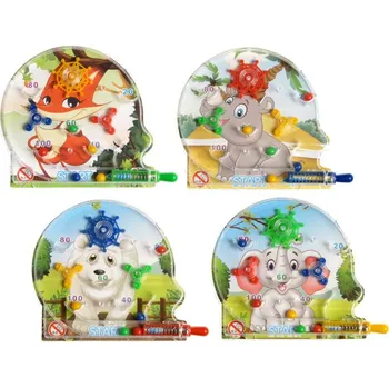 Hračka Teddies Hlavolam pinball hračka s kuličkou 12x10 cm