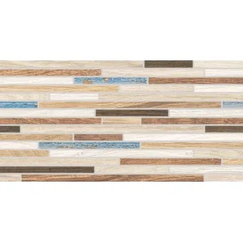 Obklad Rako Board dekor 30x60 cm, tyrkysový mix barev