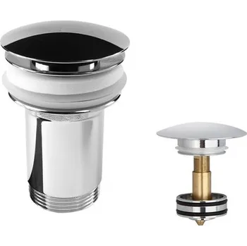 Sifon EBS Umyvadlový vtok Click/Clack, velká zátka, chrom
