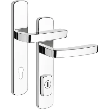 Dveřní kování RX4 ASTRA Nerez lesk 3.BT – Rozteč: 92