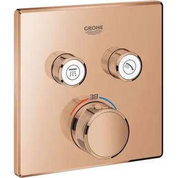 Vodovodní baterie Grohe Grohtherm Smartcontrol Podomítková Baterie termostatická dvoucestná, Warm Sunset lesk